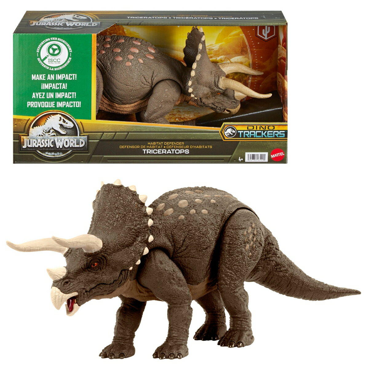 マテル ジュラシックワールド（JURASSIC WORLD） トリケラトプス 【全長:約45.7cm】 【3才~】 HPP88