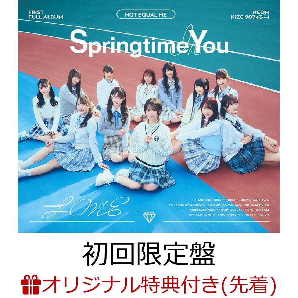 【楽天ブックス限定先着特典】Springtime In You (初回限定盤 CD＋Blu-ray)(生写真：本田珠由記) ≠ME