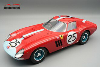 テクノモデル 1/12 フェラーリ 250 GTO 64 ル・マン24時間 6位入賞車 1964 #25 Maranello Concessionaires car #25 I. Ireland/T. Maggs/J. Stewart 【TM12-05D】 (ミニカー)