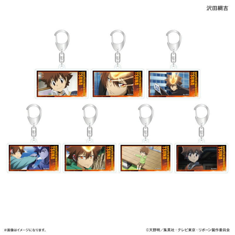 家庭教師ヒットマンREBORN! だけキー 沢田綱吉だけトレーディングアクリルキーホルダー 【全7種】（BOX）
