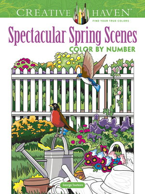 SPECTACULAR SPRING:COLOR BY NUMBER(P) [ CREATIVE HAVEN ]