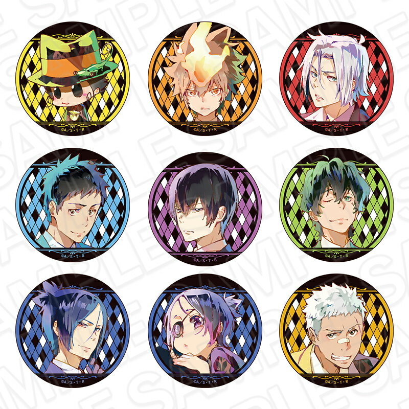 TVアニメ『家庭教師ヒットマンREBORN！』 グリッターカンバッジ（ランダム）