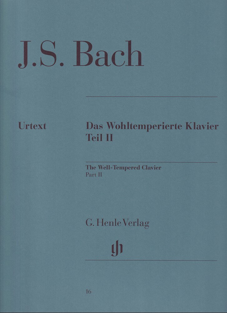 （返品不可・買取商品）バッハ：平均律クラヴィーア曲集　第2巻　BWV870-893　HN16