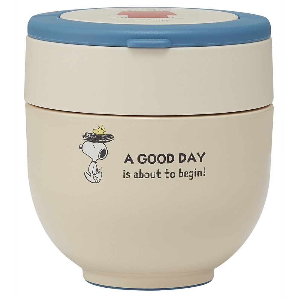 SNOOPY スヌーピー Good Day　お弁当箱 どんぶり弁当 ランチジャー 540ml 真空保温ジャー...