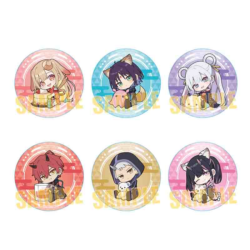 超かぐや姫！ トレーディング缶バッジ ぎゅぎゅっと