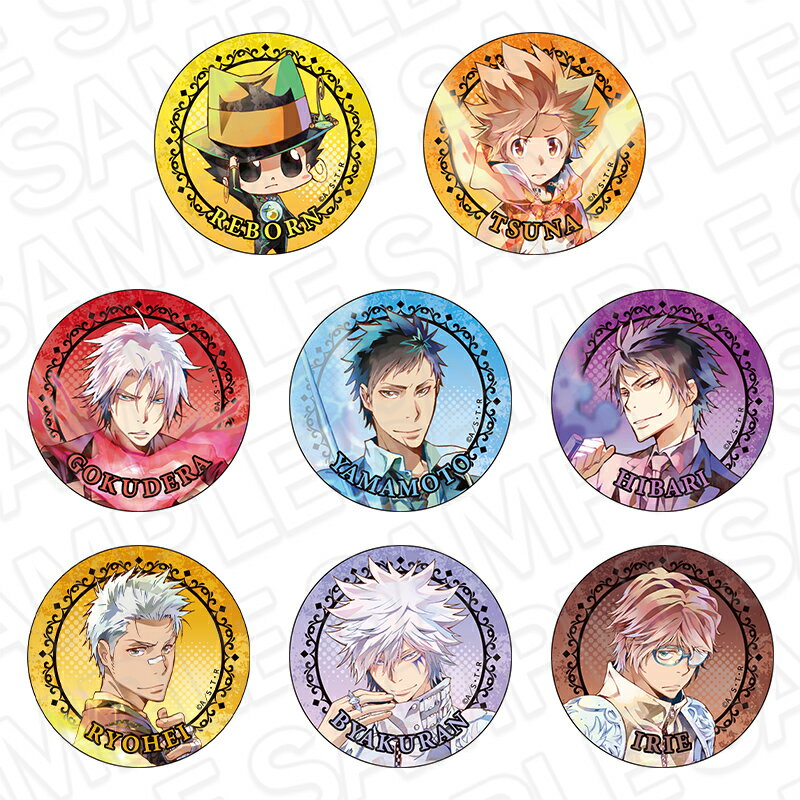 TVアニメ『家庭教師ヒットマンREBORN！』 ホログラムカンバッジ（ランダム） 未来編 ver．