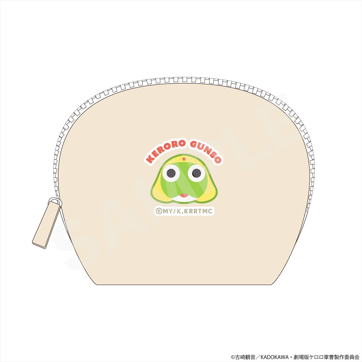 ケロロ軍曹 サガラ刺繍ポーチ ／01 ケロロ