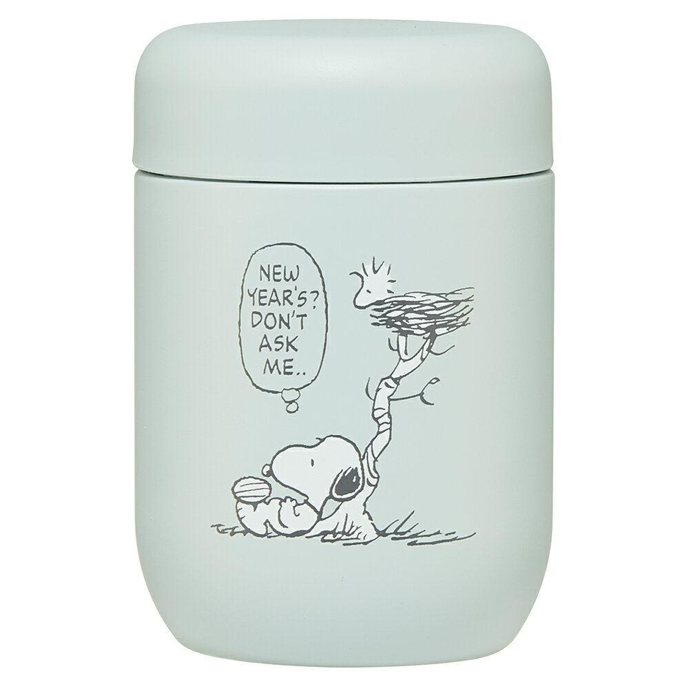 SNOOPY スヌーピー スモーキーブルー　水筒 180ml 丸軽ボトルS 携帯 湯呑み 保温 保冷 真空ステンレス ボトル 小