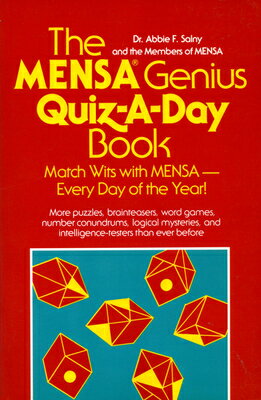 Match your wits against Mensa with this exciting collection of brainteasers, word games, number conundrums, and logical mysteries. There's more palindromes and paradoxes, anagrams and algorithms, than ever before!