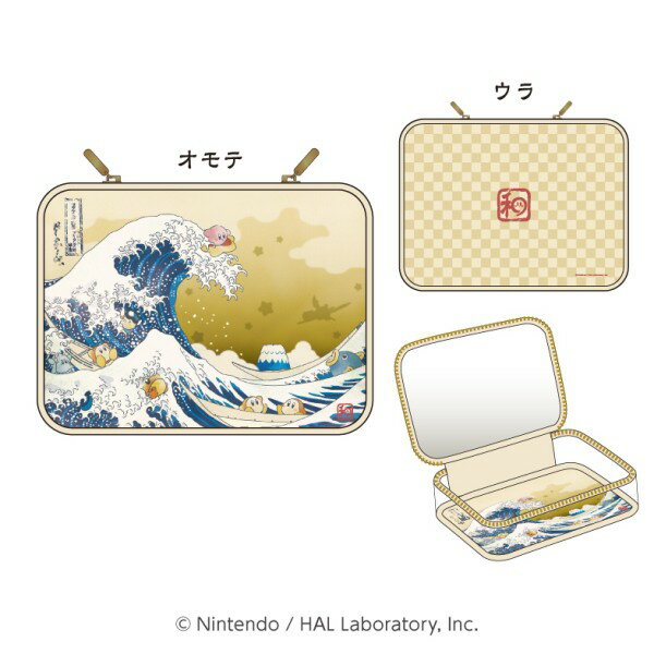星のカービィ ふわふ和コレクション クリアポーチ プププ三十六景 フロートアイランズ沖浪裏