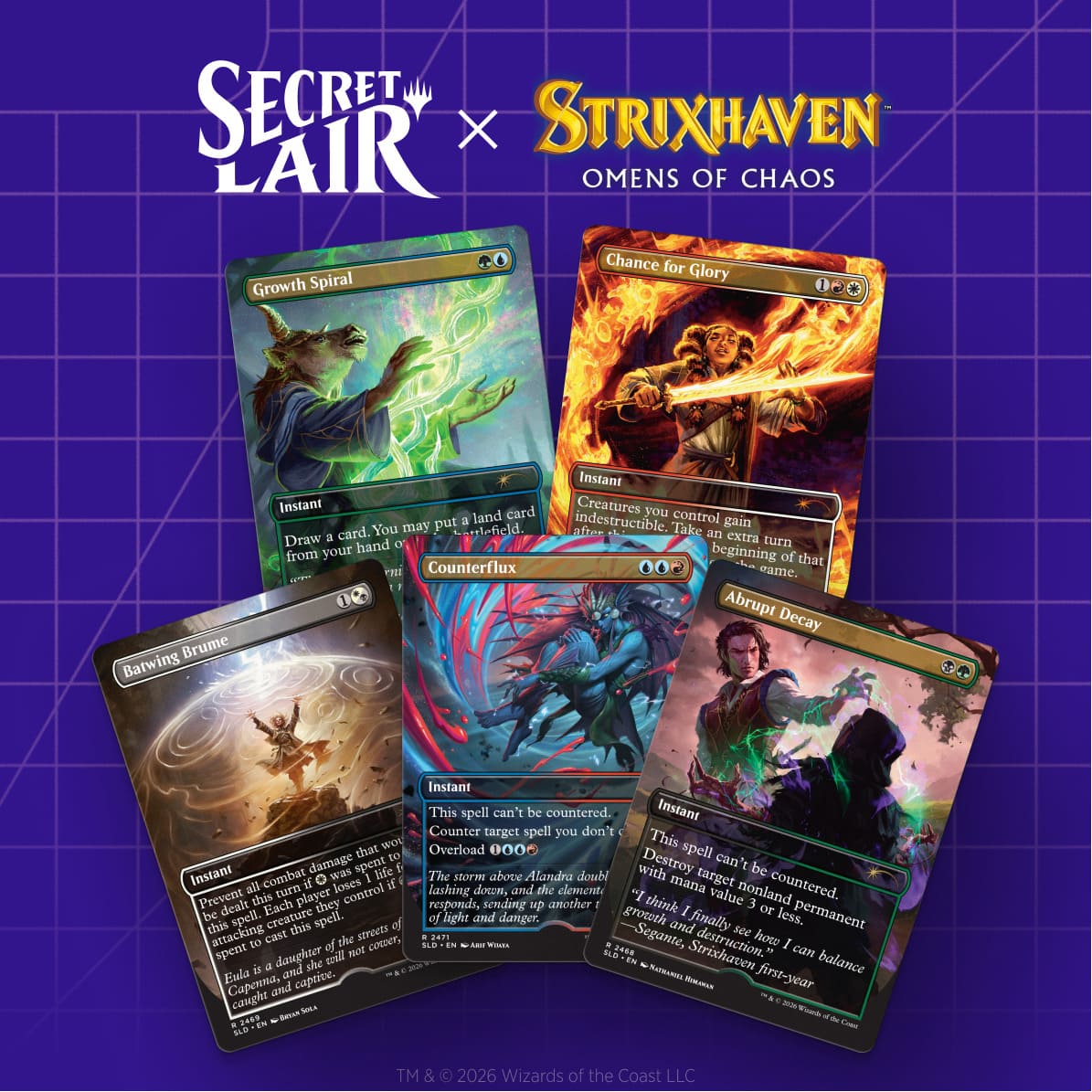 マジック：ザ・ギャザリング Secret Lair Back to School Superdrop Omens of Chaos【クレジットカード決済限定】