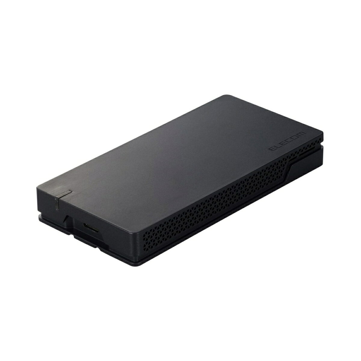 【延長保証対応!!】ELECOM 外付けポータブルSSD ESD-EMC2000GBK ブラック 2TB