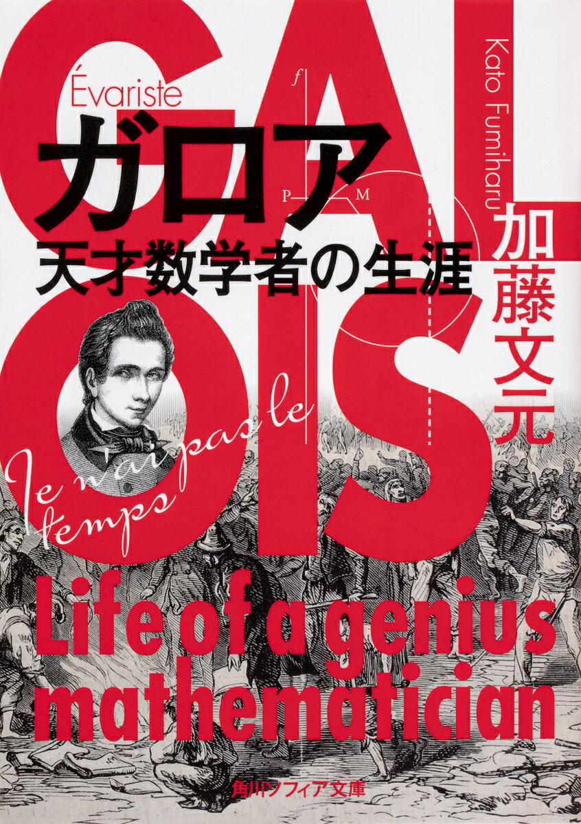 10代にして巨大な理論を打ち立て、後の数学界に大きな影響を与えたガロア。しかし、20歳で、決闘による謎の死を遂げる。革命前後の騒乱のパリで、斬新な概念を生みだしながら、政治活動にも没頭。収監までされた一方で、恋にも身を焦がした。現代数学の最先端で活躍する著者が、さまざまな文献やパリでの現地取材をもとに、熱情と焦燥に彩られた天才数学者の激動の生涯を追う。ガロアが残した幻の著作の序文も全文掲載。

（目次）
第一章　少年時代
1　ガロアとその家族
2　リセでの生活

第二章　数学との出会い
1　数学者ガロア誕生
2　ルジャンドル『幾何学原論』
3　数学への渇望

第三章　数学史的背景
1　エコール・ポリテクニーク
2　西洋数学の流れ
3　方程式を解く

第四章　デビューと挫折
1　〈数学者ガロア〉デビュー
2　二つの不幸
3　エコール・ノルマル入学

第五章　一八三〇年　--革命と放校
1　七月革命
2　革命の傍らで
3　放校

第六章　一八三一年　　--獄舎の中で
1　三度目の論文
2　「ルイ・フィリップに乾杯！」
3　獄舎の中で
4　ガロアの黙示録

第七章　一八三二年
1　恋愛事件
2　決闘

あとがき、文庫版あとがき

（本書は2010年に中公新書より刊行された『ガロア　天才数学者の生涯』を加筆修正のうえ、文庫化したものです）
第一章　少年時代
1　ガロアとその家族
2　リセでの生活

第二章　数学との出会い
1　数学者ガロア誕生
2　ルジャンドル『幾何学原論』
3　数学への渇望

第三章　数学史的背景
1　エコール・ポリテクニーク
2　西洋数学の流れ
3　方程式を解く

第四章　デビューと挫折
1　〈数学者ガロア〉デビュー
2　二つの不幸
3　エコール・ノルマル入学

第五章　一八三〇年　--革命と放校
1　七月革命
2　革命の傍らで
3　放校

第六章　一八三一年　　--獄舎の中で
1　三度目の論文
2　「ルイ・フィリップに乾杯！」
3　獄舎の中で
4　ガロアの黙示録

第七章　一八三二年
1　恋愛事件
2　決闘

あとがき、文庫版あとがき