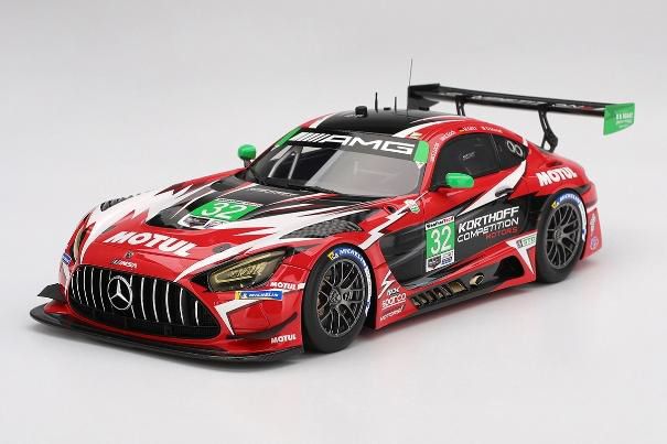 TOP SPEED 1/18 メルセデス AMG GT3 EVO IMSA デイトナ24時間 2025 #32 Korthoff Competition Motors 【TS0628】 (ミニカー)