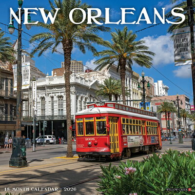 New Orleans 2026 Wall Calendar NEW ORLEANS 2026 WALL CAL [ Willow Creek Press ]