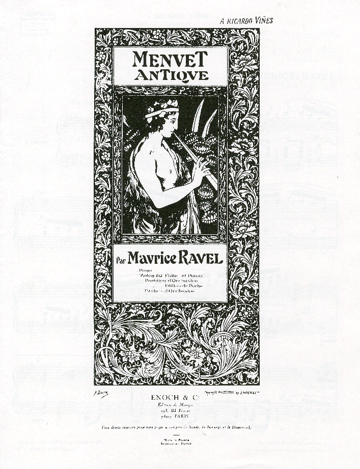 【輸入楽譜】ラヴェル, Maurice: 古風なメヌエット
