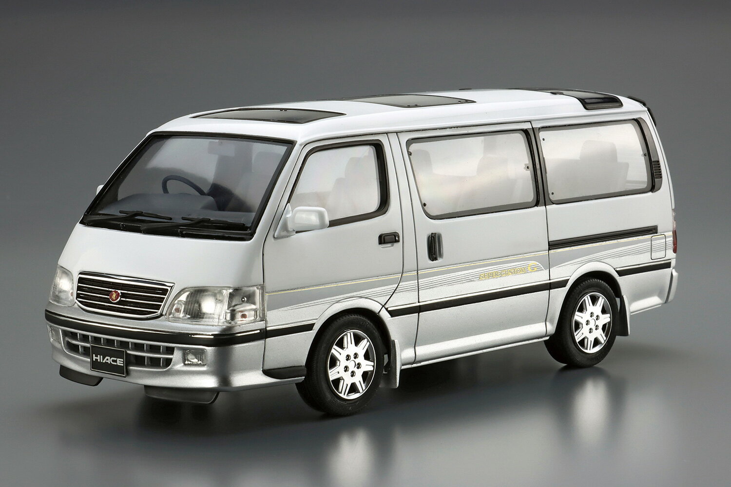 ザ☆モデルカー 1/24 トヨタ KZH100G ハイエーススーパーカスタムG '99 【133】 (プラモデル)
