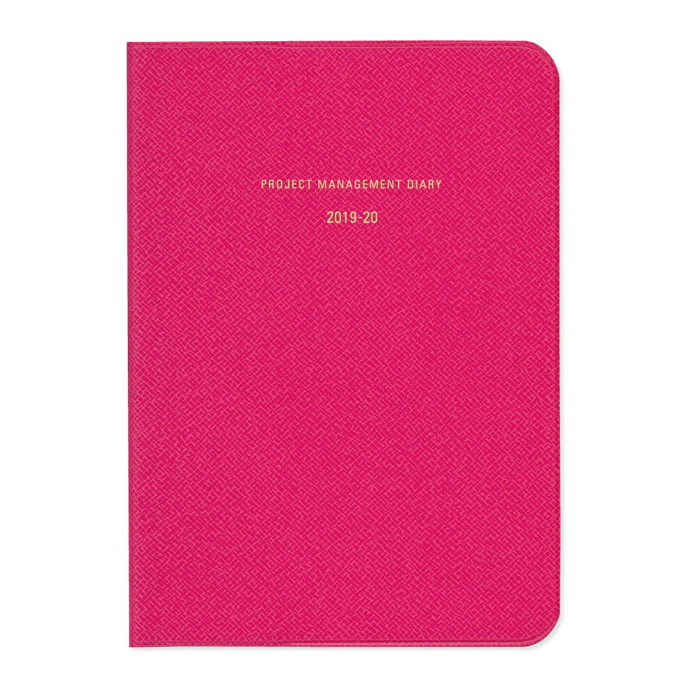 ダイゴー 手帳 ダイアリー 2019年 4月始まり MILL A6 マネージメント Neon ピンク E9417