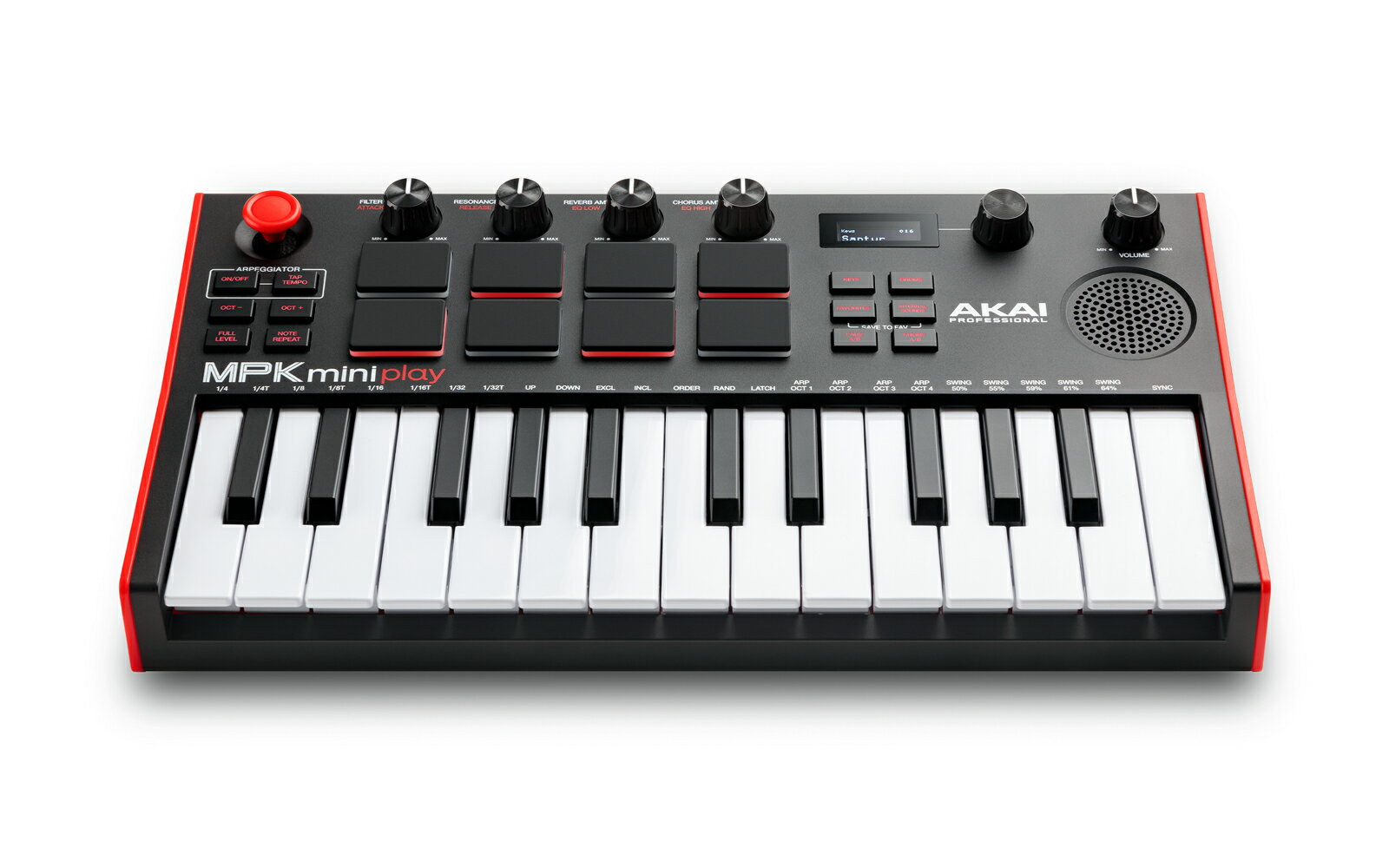 AKAI Professional スピーカー内蔵ミニキーボードコントローラー MPK mini P ...