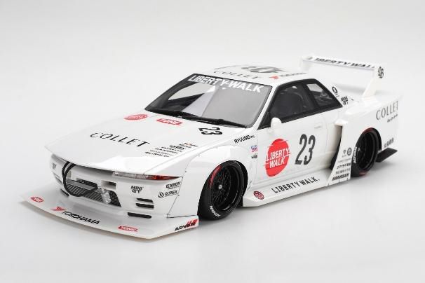 TOP SPEED 1/18 LBWK Nissan スカイライン GT-R R32 Kaido Works LB-Hinomaru 【TS0712】 (ミニカー)