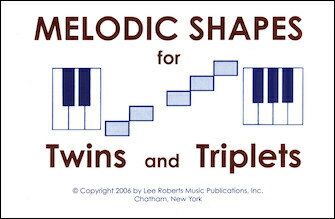 【輸入楽譜】ペース, Robert: Melodic Shapes for Twins and Triplets: 48 Flashcards