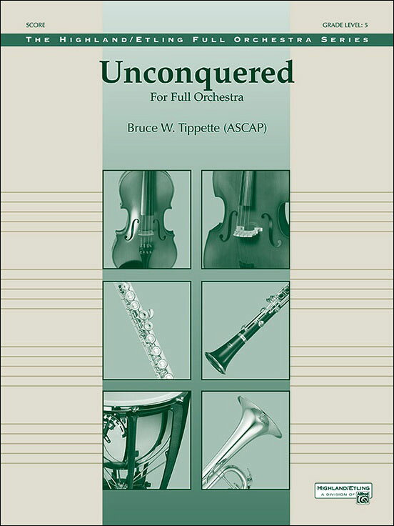 【輸入楽譜】ティペット, Bruce W.: Unconquered for Orchestra: スコアとパート譜セット [ ティペット, Bruce W. ]