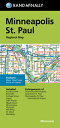 MAPーRM FOLDED MAP MINNEAPOLIS Rand McNally RAND MCNALLY2021 Folded English ISBN：9780528025563 洋書 Reference & Language（辞典＆語学） Reference