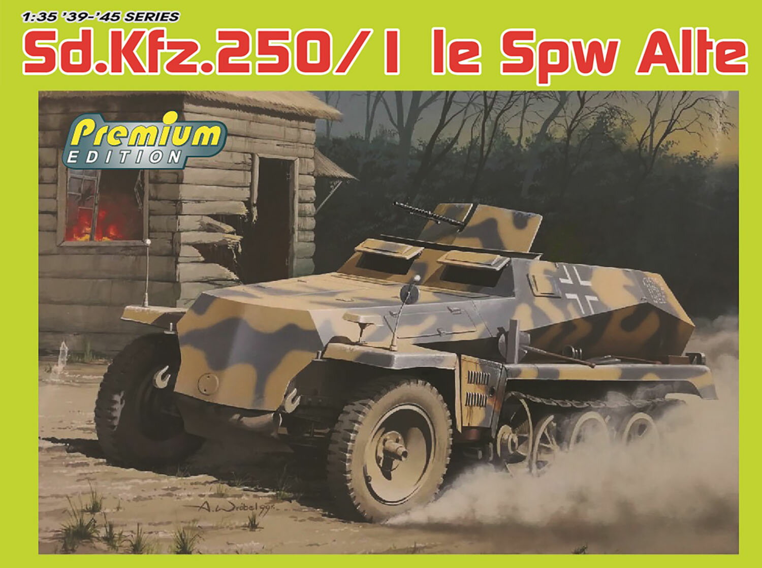 1/35 WW.II ドイツ軍 Sd.Kfz.250/1 アルテ 軽装甲兵員輸送車マジックトラック/金属製車幅ポール/Gen2アクセサリー付属豪華仕様 【DR6557SP】 (プラスチックモデルキット)