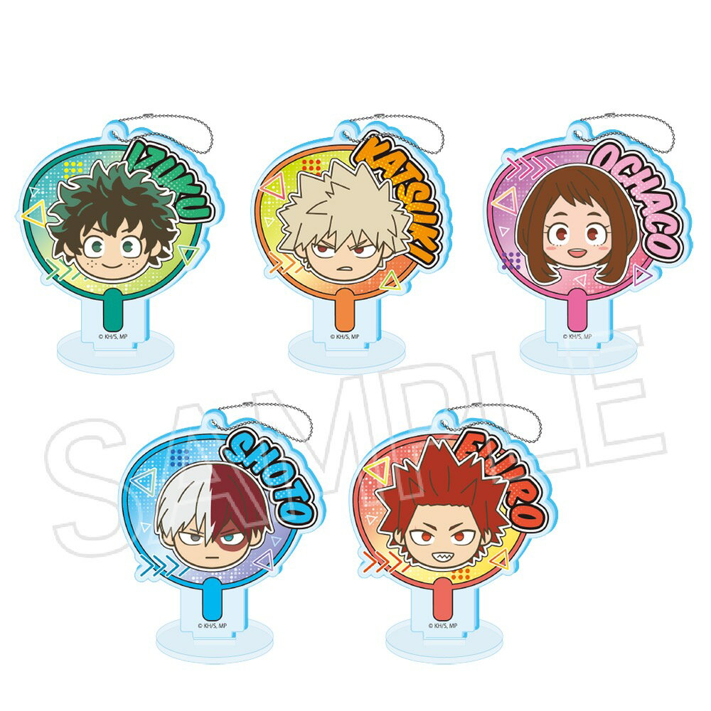 僕のヒーローアカデミアうちわキーチェーン（BOX=5入）