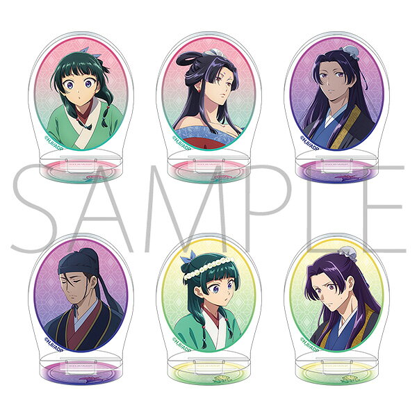 薬屋のひとりごと　ちゅあスタ　ミニチュアアクリルスタンドコレクション／牡丹、花菖蒲、シロツメクサ BOX