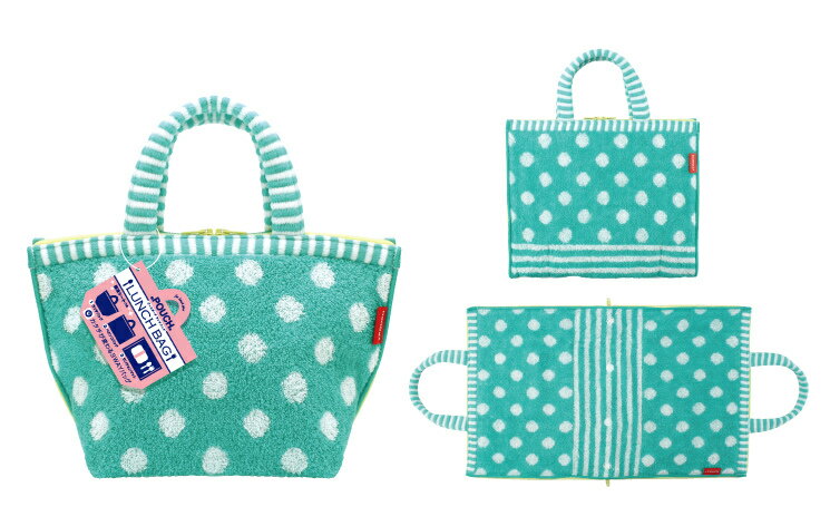 グリーンAD／どっとポーチ　ランチバッグ