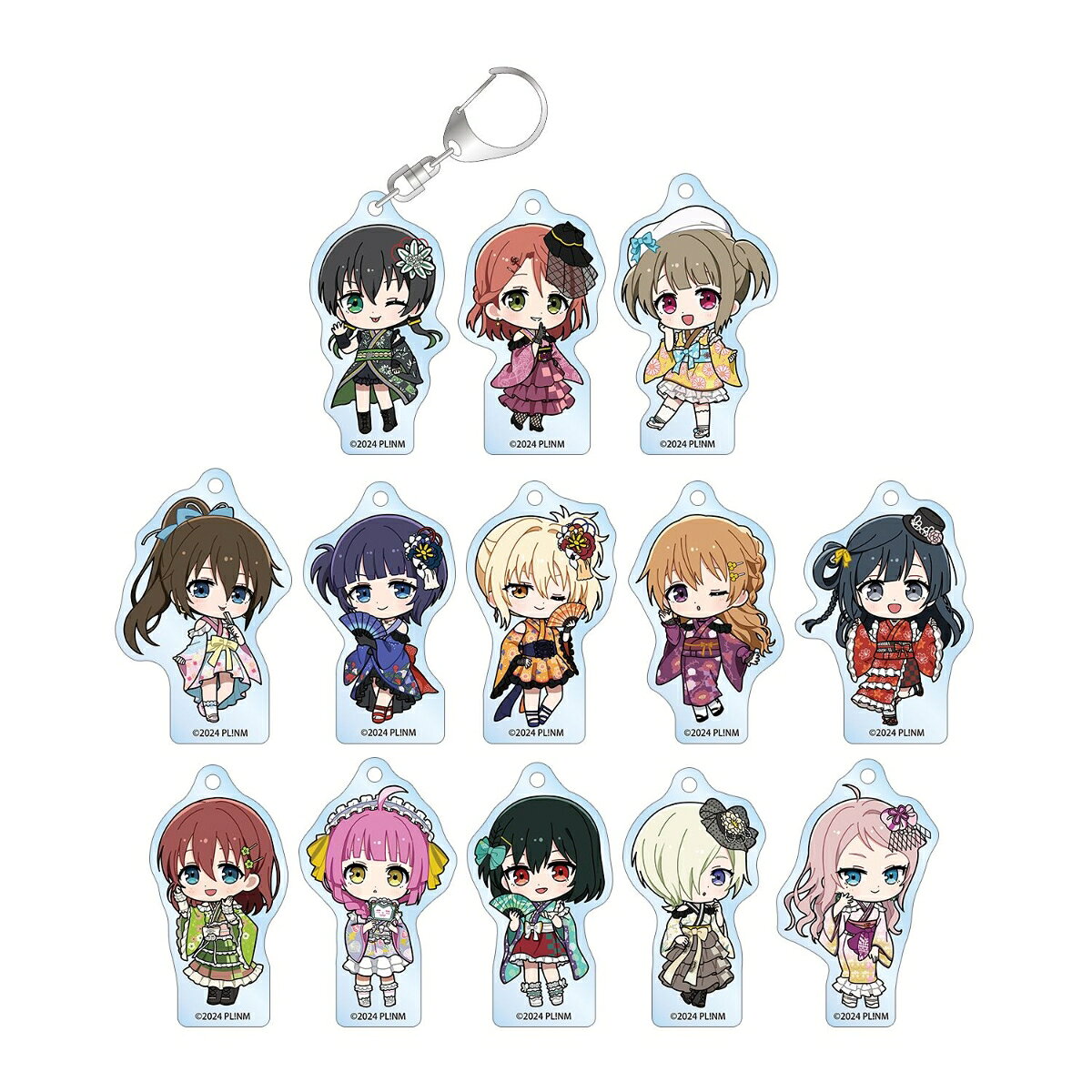 ラブライブ！虹ヶ咲学園スクールアイドル同好会トレーディング ちびキャラ 着物ドレスver. アクリルキーホルダー(BOX＝13個)