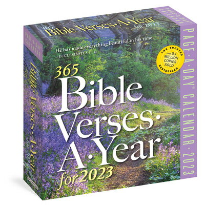 365 Bible Verses-A-Year Page-A-Day 2023: Timeless Words from the Bible to Guide, Comfort, and Inspir