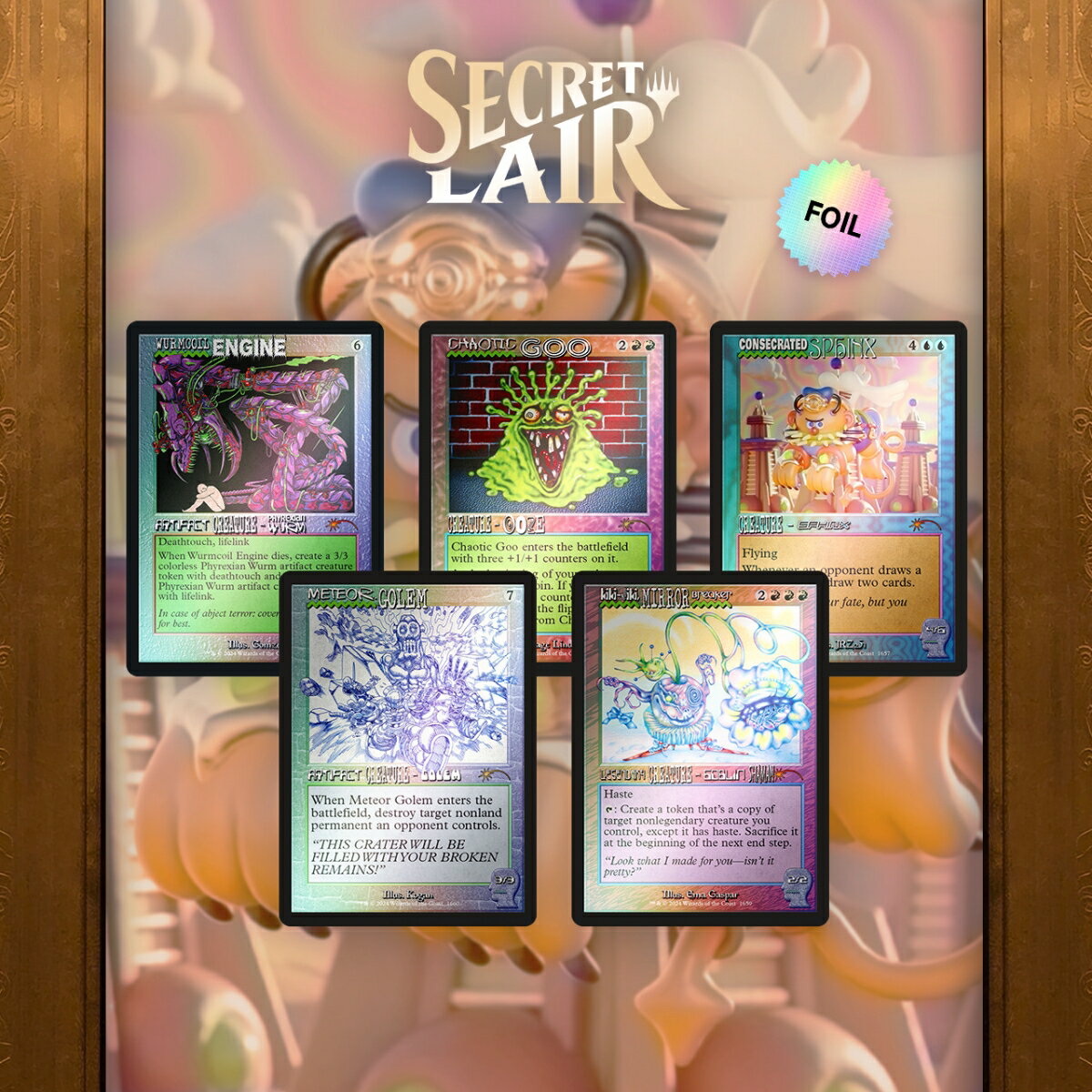 マジック:ザ・ギャザリング Secret Lair Inside An Elevator Superdrop Secret Lair x Brain Dead: Creatures Foil Edition