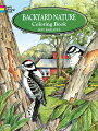 Forty-two detailed black-and-white illustrations depict a garter snake, Virginia deer, garden spider, Japanese beetles, chickadees, raccoons, honeybees, cardinals, squirrels, and many more.