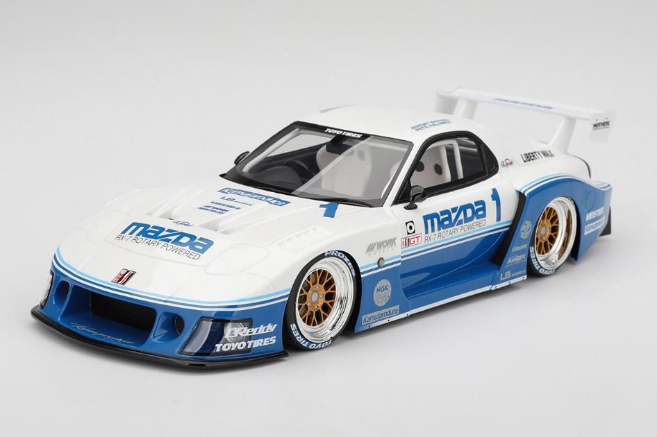 TOP SPEED 1/18 マツダ RX-7 LB-Super Silhouette IMSA 【TS0637】 (ミニカー)
