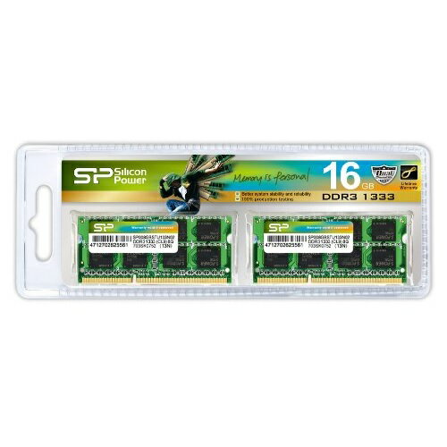 204PIN PC3-10600 DDR3-1333 8GB×2枚ノート用