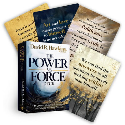 FLSH CARDーPOWER VS FORCE DECK David R. Hawkins HAY HOUSE2024 Other English ISBN：9781401975609 洋書 Business & SelfーCulture...