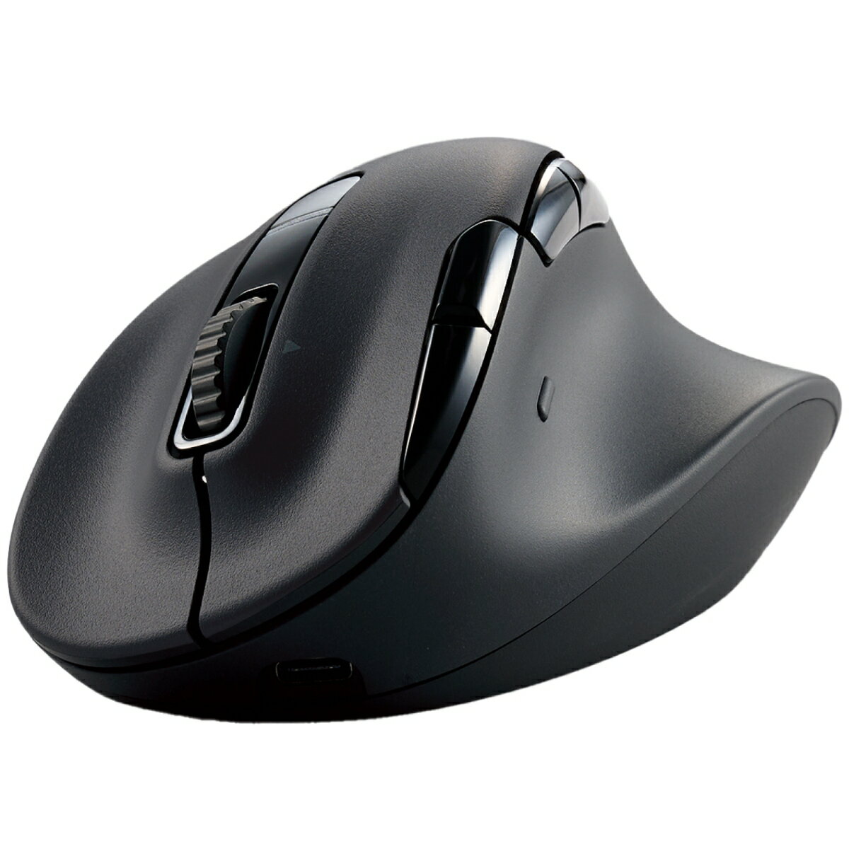 マウス/EX-G PRO/右手専用/XLサイズ/Bluetooth/無線2.4GHz/8ボタン/高速スクロール/チルトホイール/抗菌/静音/充電式/ブラック