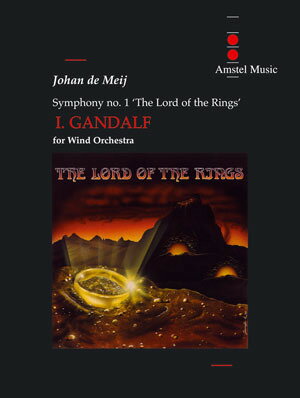 【輸入楽譜】デ・メイ, Johan: 交響曲 第1番「指輪物語」: 第1楽章 魔法使い(ガンダルフ): スコアとパート譜セット