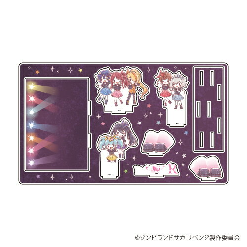 プレミアム アクリルジオラマプレート「ゾンビランドサガ リベンジ」01/ライブ会場デザイン(グラフアート)【グッズ】