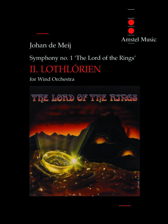 【輸入楽譜】デ・メイ, Johan: 交響曲 第1番「指輪物語」: 第2楽章 エルフの森(ロスロリアン): スコアとパート譜セット