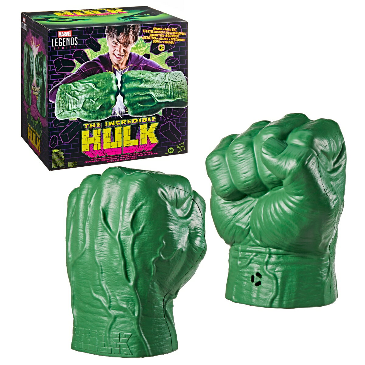 MARVEL　ハズブロ（Hasbro）MARVEL マーベルレジェンド・シリーズ インクレディブル・ハルク プレミアム ロールプレイ フィスト G2053 正規品