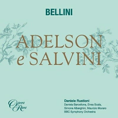 ベッリーニ:『アデルソンとサルヴィーニ』(2CD)

1825年、ベッリーニ24歳の時に書かれたオペラ処女作。フランスの戯曲家F.バキュラール・ダルノーによる1772年に書かれた「Les Epreuves du sentiment」を元に書かれた歌劇。ロッシーニの影響を強く受けた作品である事は否めませんが、ベッリーニ独自の叙情的なスタイルが確立されている事を感じさせます。ベッリーニ・ファン待望のアルバムです。
　親友同士のアデルソンとサルヴァーニ。アデルソンの婚約者であるネリーをサルヴィーニが恋してしまう。サルヴィーニを利用してストゥリュレイがアデルソンへの復讐をすすめるも・・・。正義と悪、愛と不純の単純な対立では無く、難解かつ魅力的な歌劇です。
　オペラ・ララによるこの曲の復刻演奏はベッリーニのオリジナル・スコアに基づく批判校訂版(クリティカル・エディション)を採用しています。高音を難なく張りのある美声で聴かせるテノールのエネア・スカラ、1999年にベーザロのロッシーニ・フェスティバルで注目を浴び、現在は世界的に快進撃を続けるネリー役のバルチェッローナほかのキャストが、1983年ミラノに生まれ、ジャンルイジ・ジェルメッティ、ジャンナンドレア・ノセダ、アントニオ・パッパーノに師事し2011年ロイヤル・オペラ・ハウスのデビュー後、国際的に活躍する革新的な若手指揮者ルスティオーニのもと、あまり耳にする事の無いこの作品を魅力的に描き出しています。
　オペラ・ララならではの丁寧で詳しい解説書144ページ(英語)付き。(輸入元情報)

【収録情報】
● ベッリーニ:歌劇『アデルソンとサルヴィーニ』全曲

　アデルソン/シモーネ・アルベルギーニ(バス)
　サルヴィーニ/エネア・スカラ(テノール)
　ネリー/ダニエラ・バルチェッローナ(メゾ・ソプラノ)
　ファニー/キャスリン・ラッジ(メゾ・ソプラノ)
　リヴァース夫人/リー・マリアン・ジョーンズ(メゾ・ソプラノ)
　ポニファーチョ/マウリツィオ・ムラーロ(バス)
　ストゥリュレイ/ロディオン・ポゴソフ(バリトン)
　オペラ・ララ合唱団
　BBC交響楽団
　ダニエーレ・ルスティオーニ(指揮)

　録音時期:2016年5月
　録音場所:ロンドン、BBCスタジオ
　録音方式:ステレオ(デジタル/セッション)
Powered by HMV