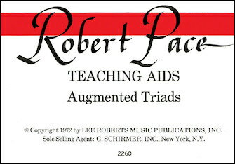 【輸入楽譜】ペース, Robert: Flash Cards, Augmented Triads, Per Set [ ペース, Robert ]