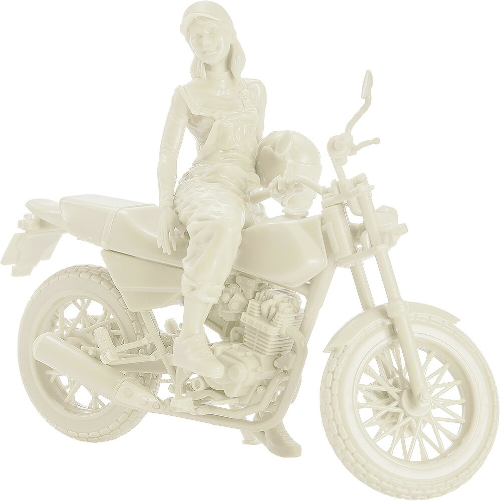 PLAMAX MF-103 Rider’s portrait Honda FTR 223 ホワイト