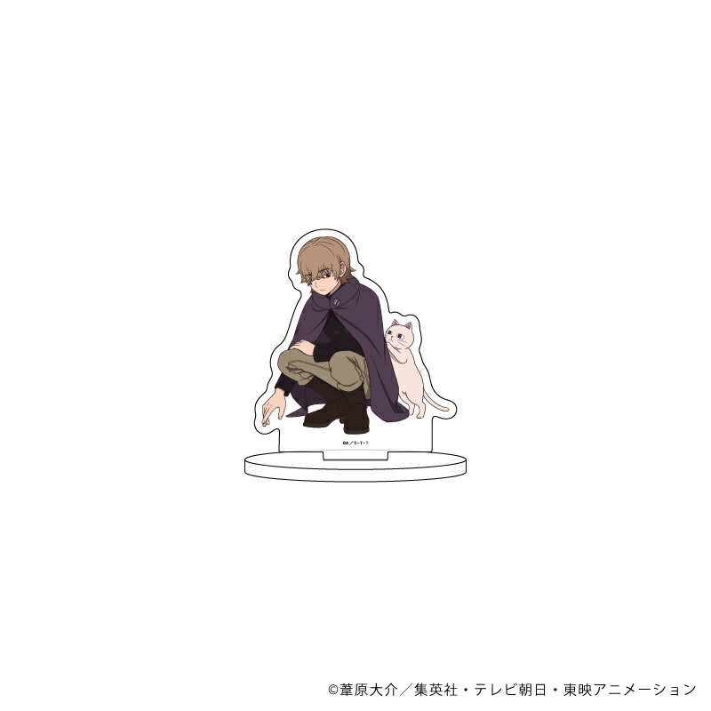 キャラアクリルフィギュア「ワールドトリガー」73/絵馬ユズル 猫ver.第2弾(描き下ろしイラスト)【グッズ】