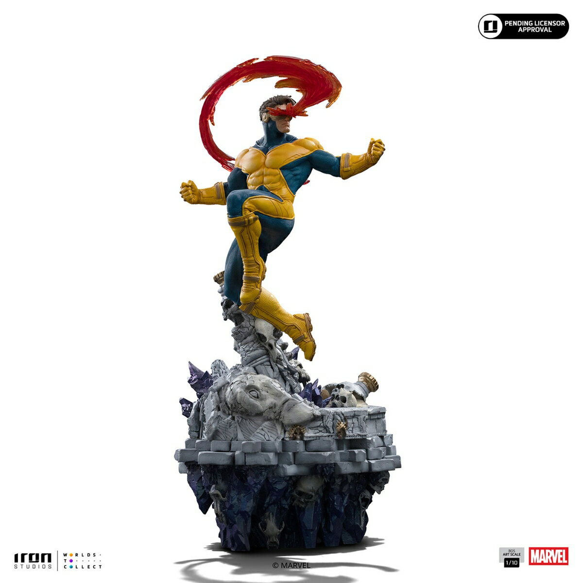 『マーベル』 【アイアン・スタジオ スタチュー】 「アートスケール」 1/10スケール サイクロップス［コミック］ (フィギュア)
