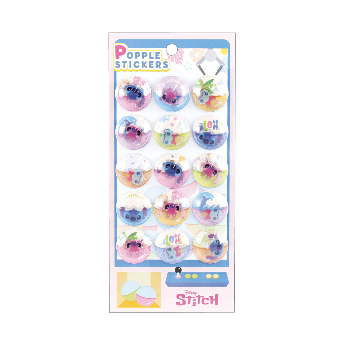 ディズニーポップルシール　スティッチ