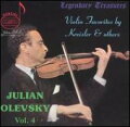 【輸入盤】Violin Favourites By Kreisler & Others: Olevsky(Vn)